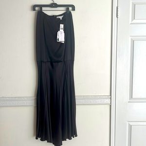 PJK. Size XS. Black Silk Maxi Skirt Beautiful